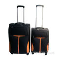 2-piece Softside Trolley Case Set, Measures 20/24 Inches, 4 Rotating Wheels